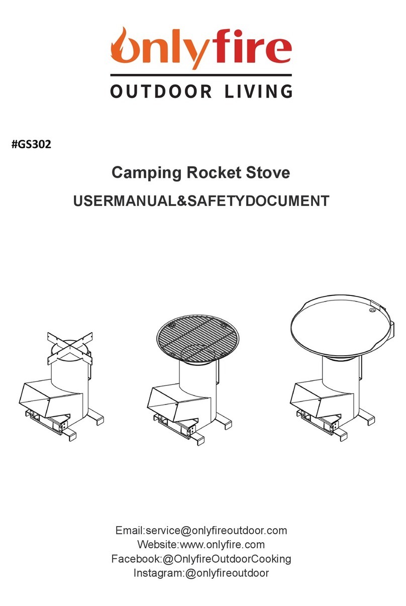 Onlyfire GS302 Installation and operating manual