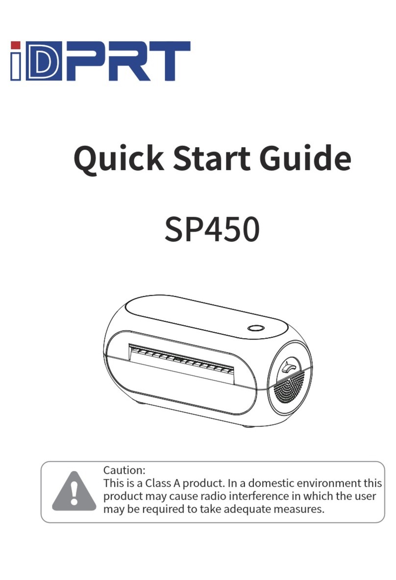 iDPRT SP450 quick start guide
