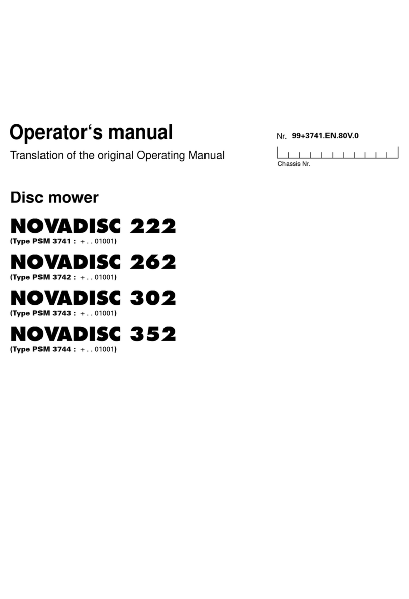 Pottinger NOVADISC 222 Operator's manual