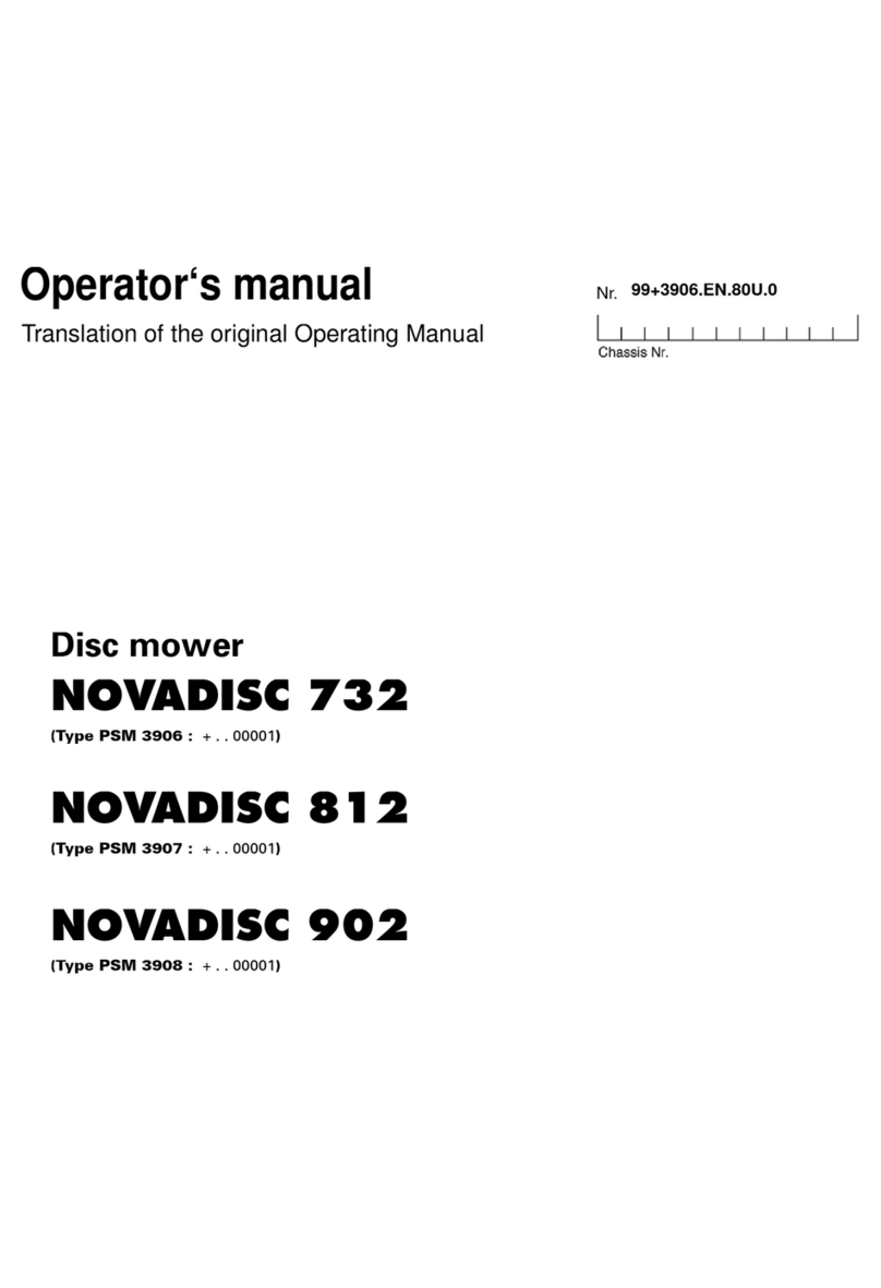Pottinger NOVADISC 732 Operator's manual