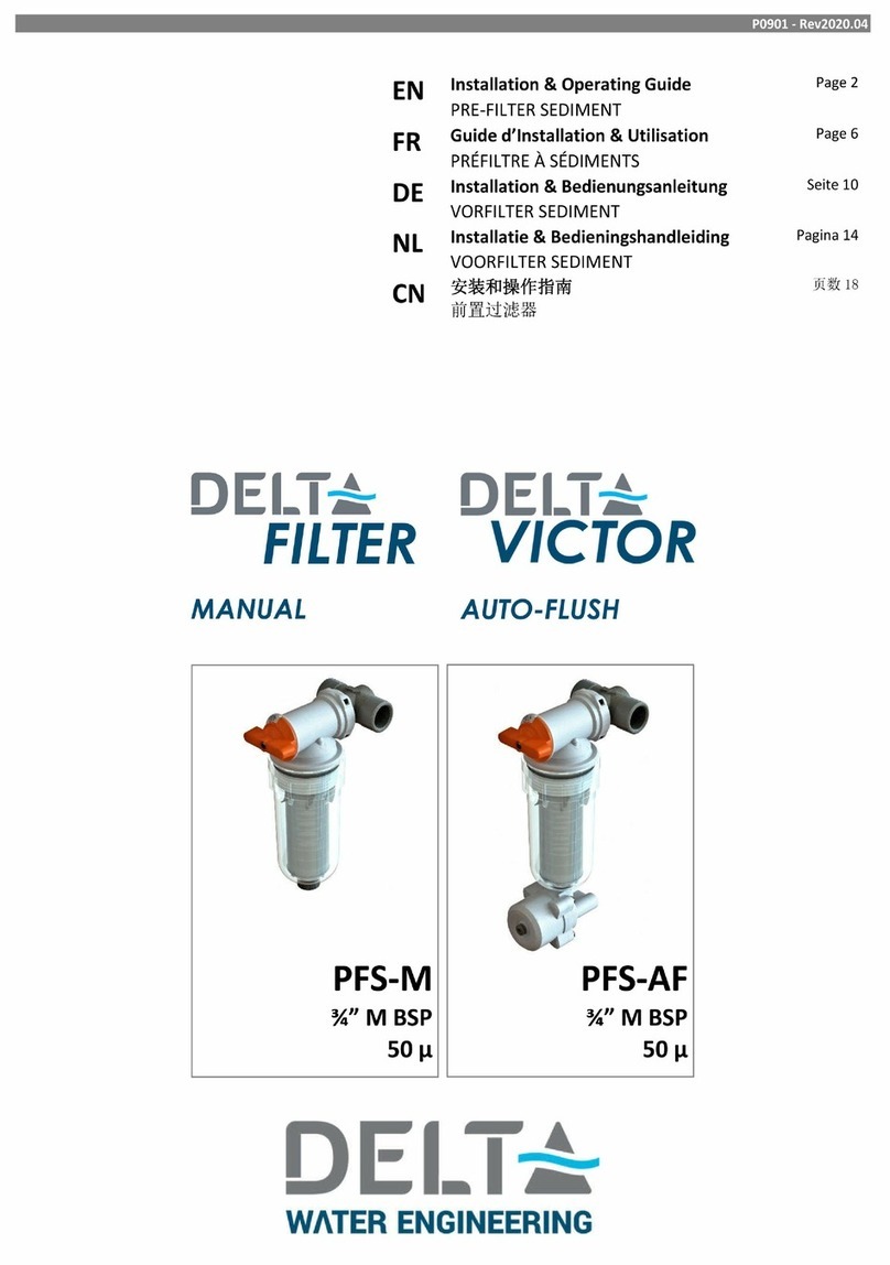 Delta Water Engineering PFS-M Installation & operating guide Delta Water Engineering PFS-M Installation & operating guide