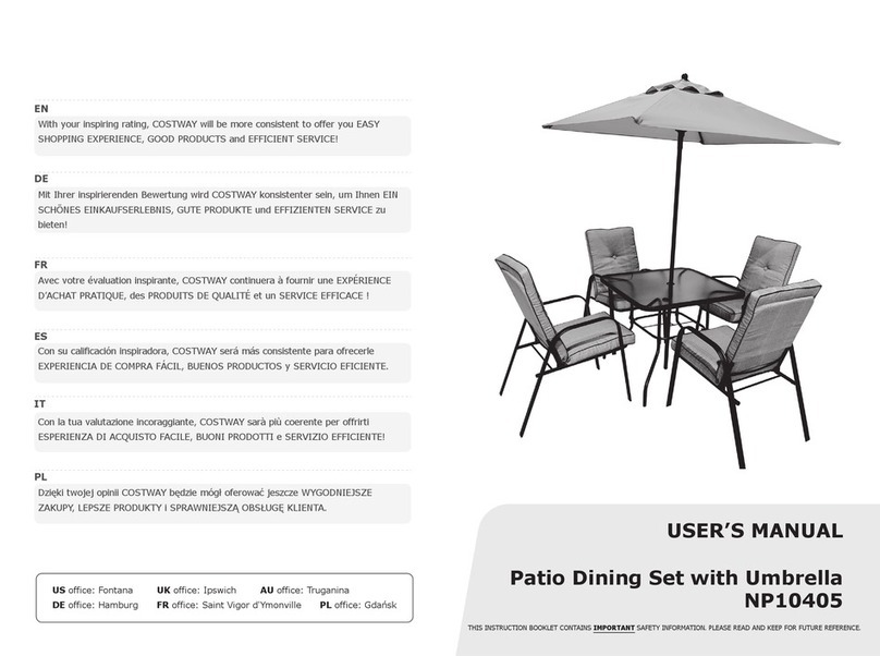 Costway NP10405 User manual Costway NP10405 User manual