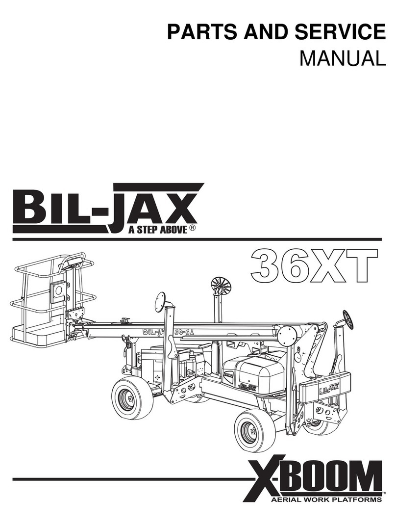 BilJax X-BOOM 36XT Parts and service manual