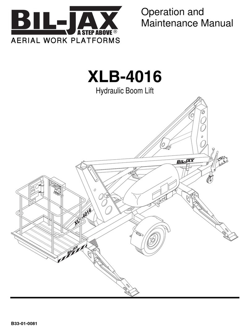 BilJax XLB-4016 Operation and maintenance manual