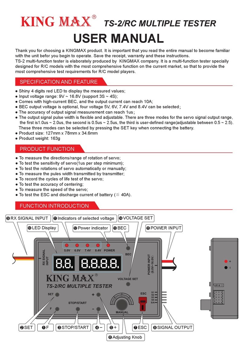 KINGMAX TS-2/RC user manual KINGMAX TS-2/RC user manual