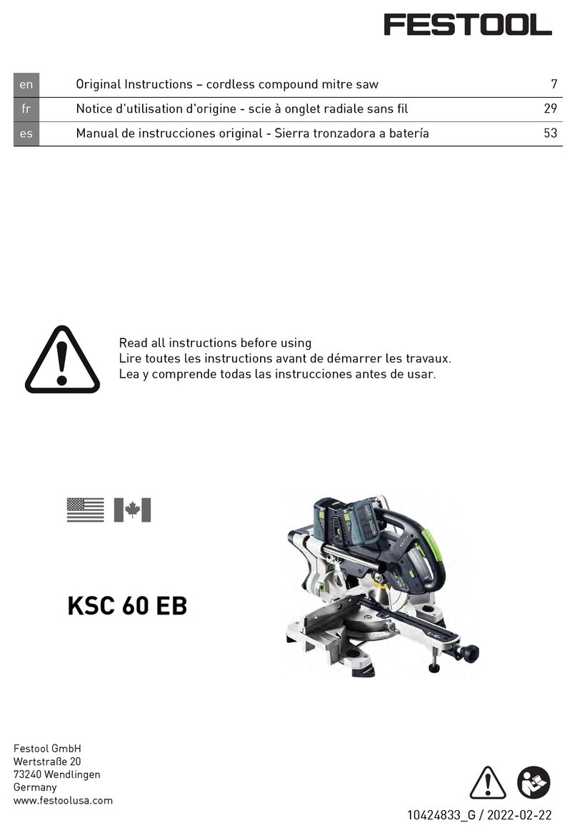 Festool KSC 60 EB User manual