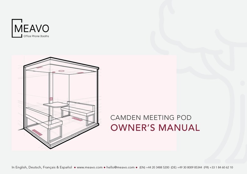 MEAVO CAMDEN MEETING POD owner's manual