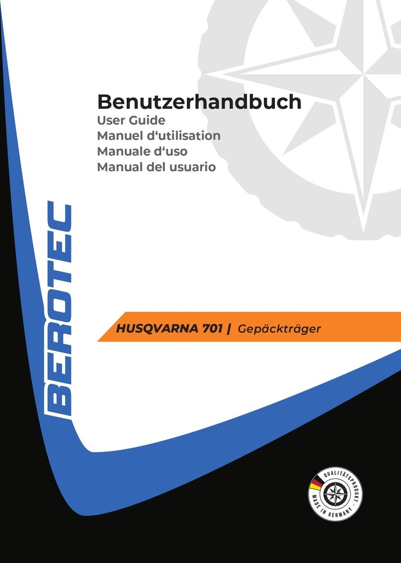 BEROTEC HUSQVARNA 701 user guide
