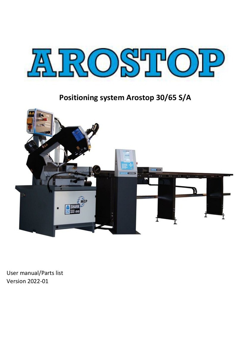 AROSTOP 30 S/A User manual and parts list