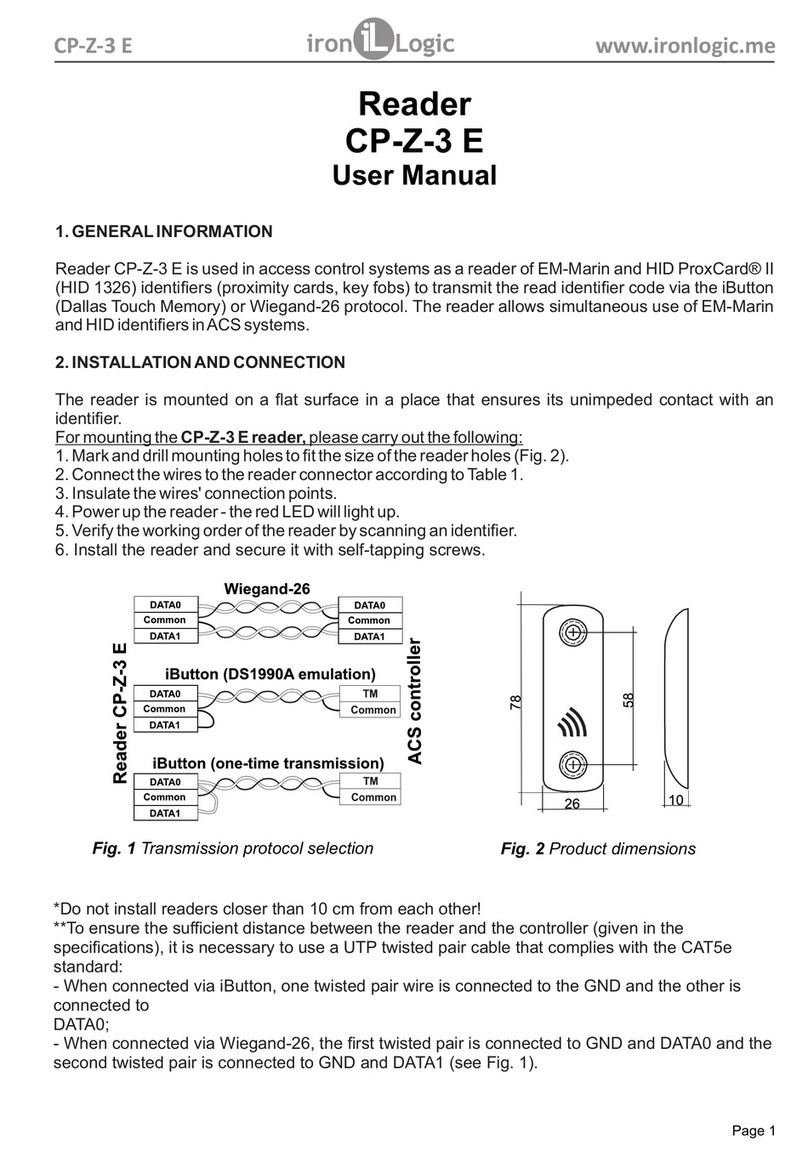 Iron logic CP-Z-3 E user manual