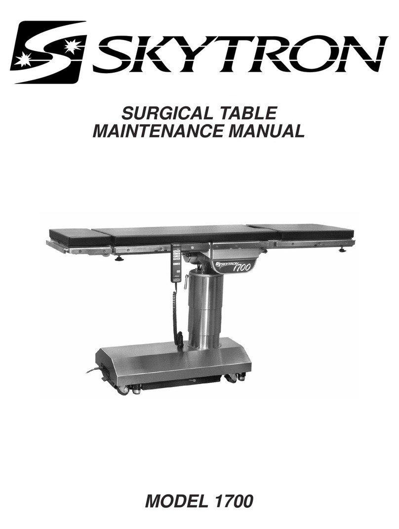 Skytron 1700 Maintenance manual
