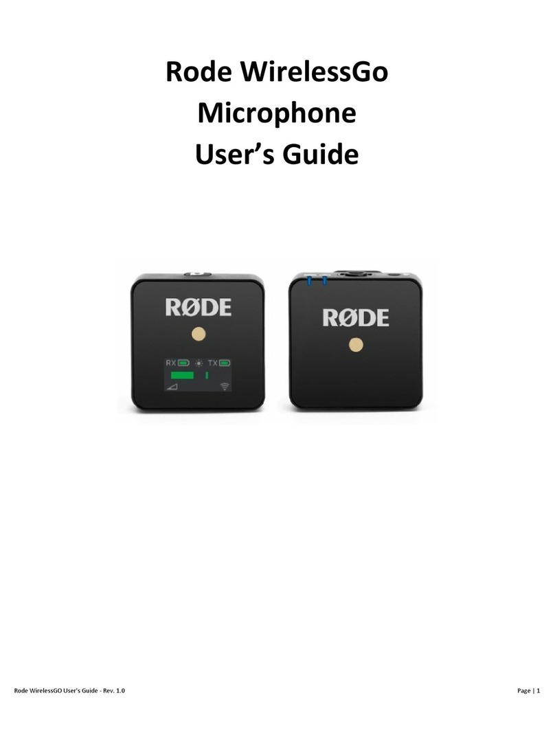 RODE Microphones WirelessGo user guide