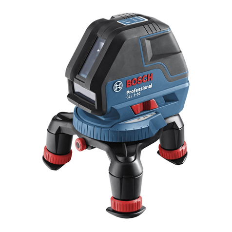 Bosch gll 3-50 professional User manual