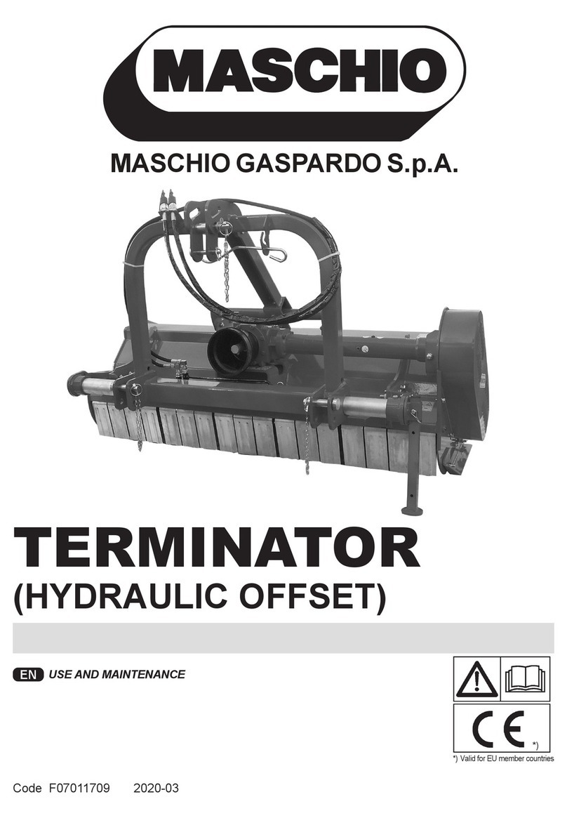 Maschio TERMINATOR Use and maintenance