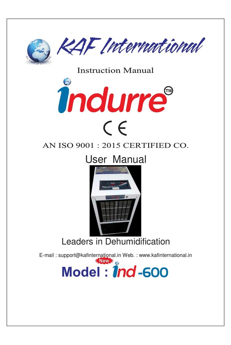 KAF International Indurre IND-600 user manual KAF International Indurre IND-600 user manual