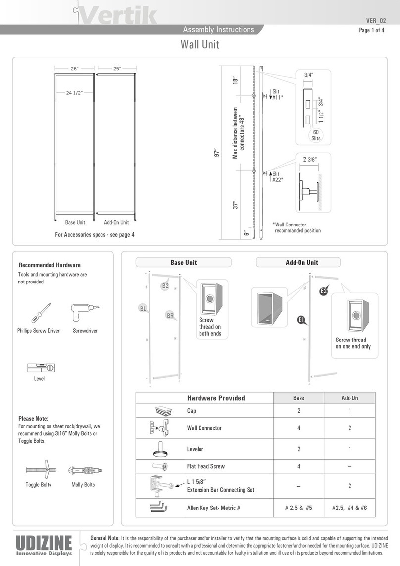 UDIZINE Vertik User manual