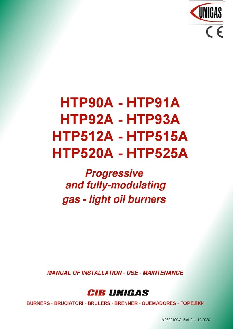 Unigas HTP90A Operating manual