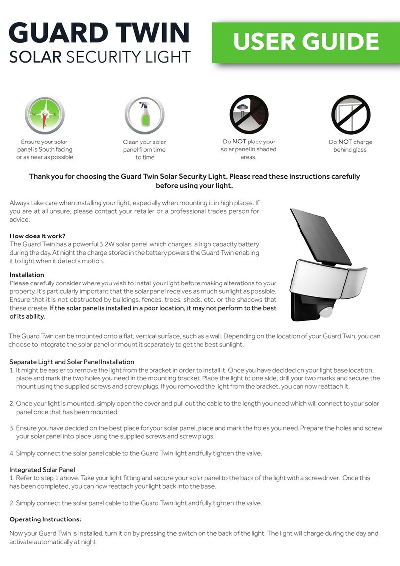 solarcentre GUARD TWIN user guide