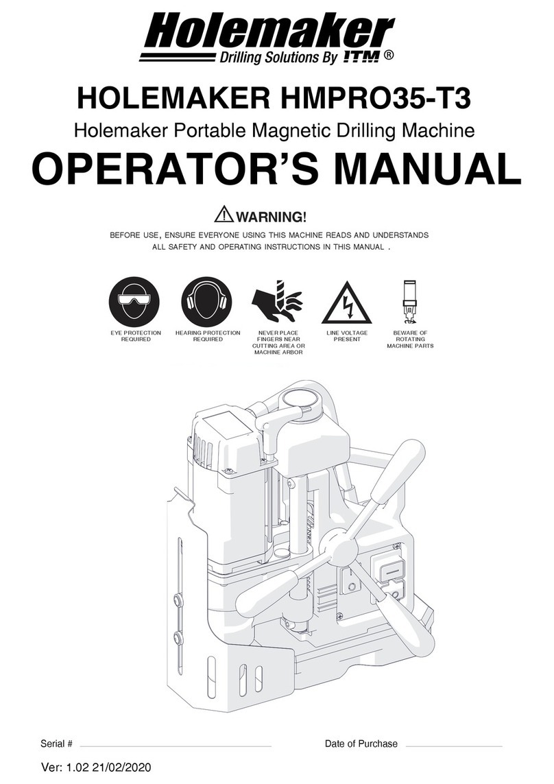 Itm HOLEMAKER HMPRO35-T3 User manual