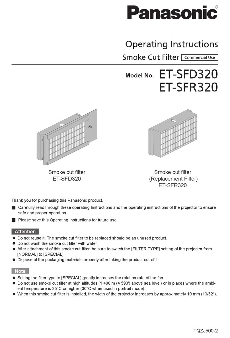 Panasonic ET-SFD320 User manual Panasonic ET-SFD320 User manual