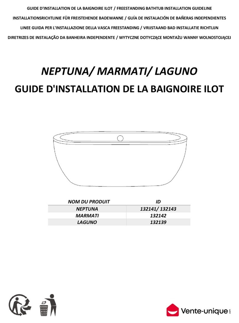 Vente Unique NEPTUNA 132141 Instruction sheet