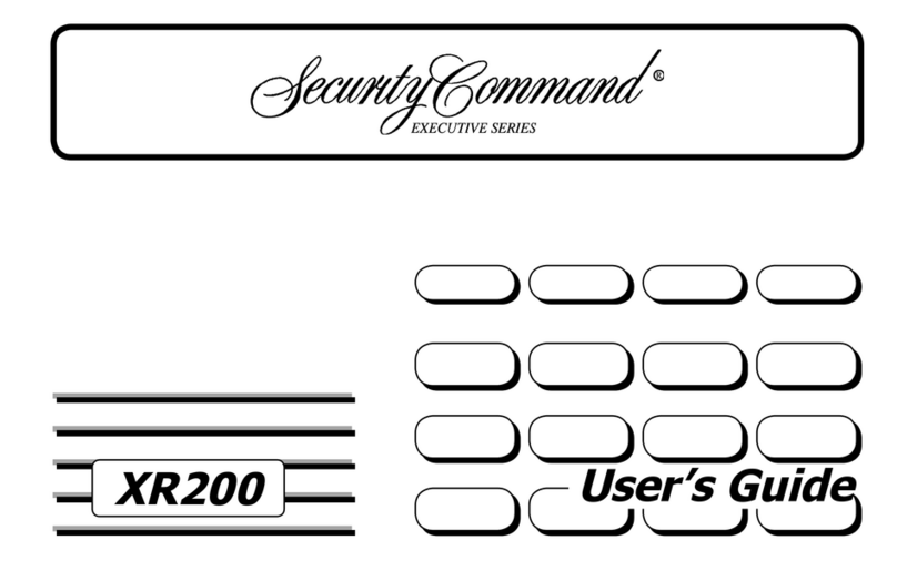 Security Command Executive XR200 User manual Security Command Executive XR200 User manual