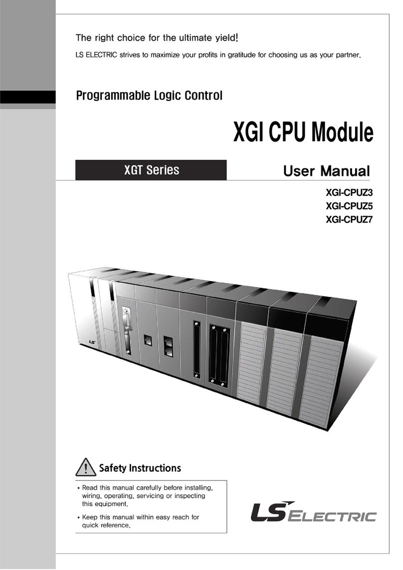 LS ELECTRIC XGT Series user manual