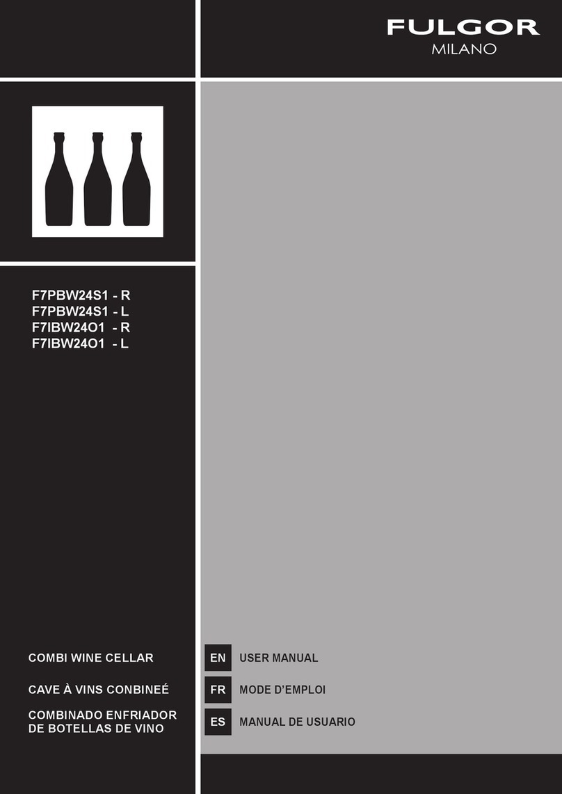 Fulgor Milano F7PBW24S1-R user manual