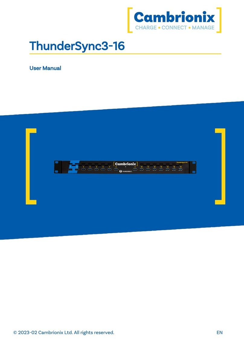 CAMBRIONIX ThunderSync3-16 user manual