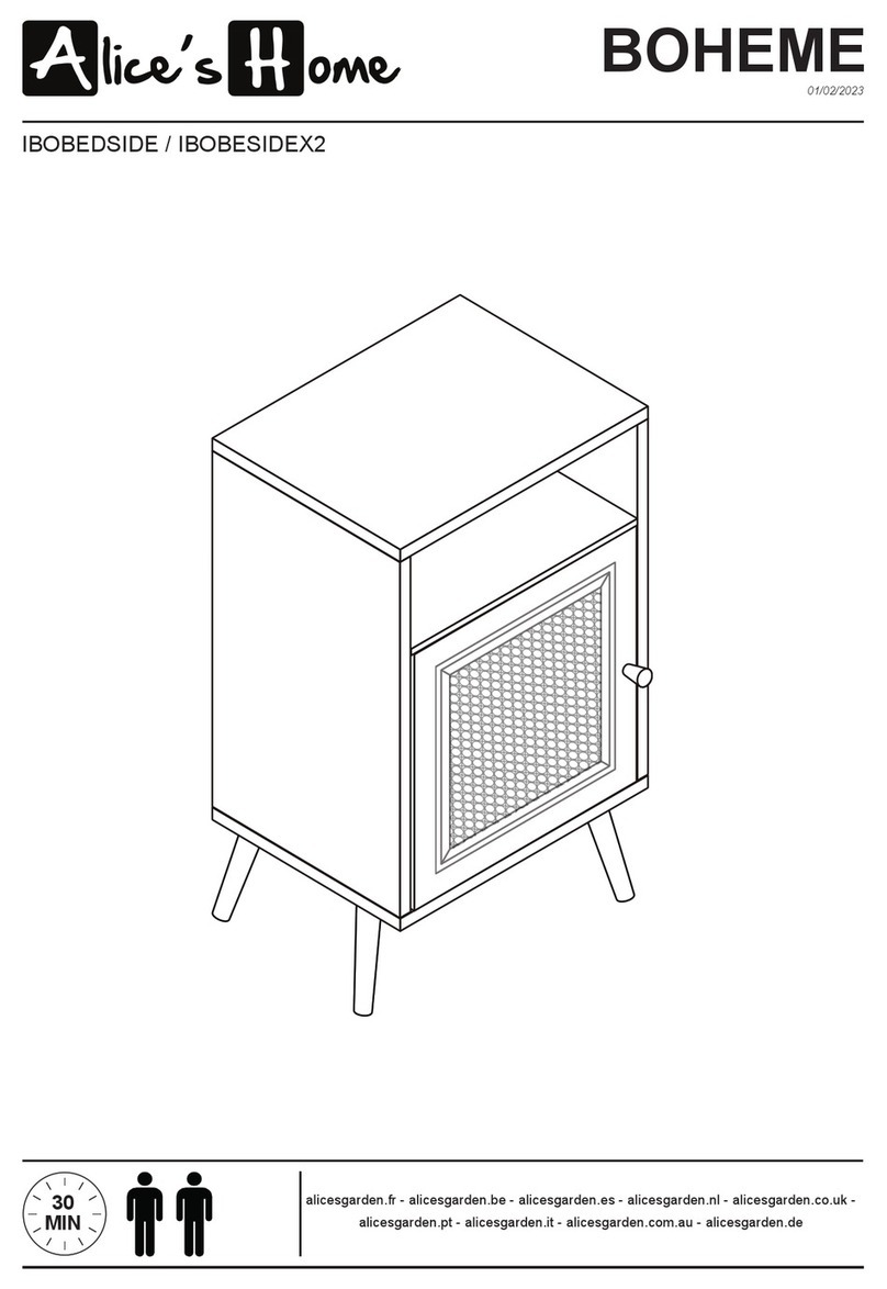Alice's Home BOHEME IBOBEDSIDE User manual