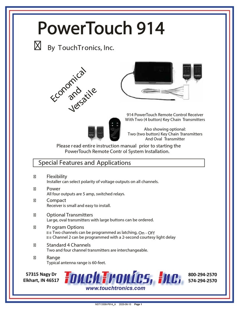 TouchTronics PowerTouch 914 manual
