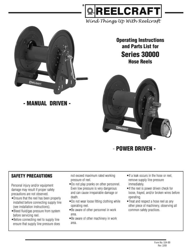 ReelCraft 30000 Series User manual ReelCraft 30000 Series User manual