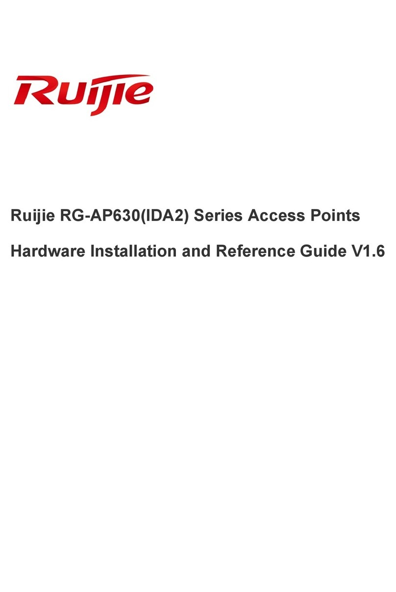 Ruijie RG-AP630 IDA2 Series Hardware  installation and reference guide
