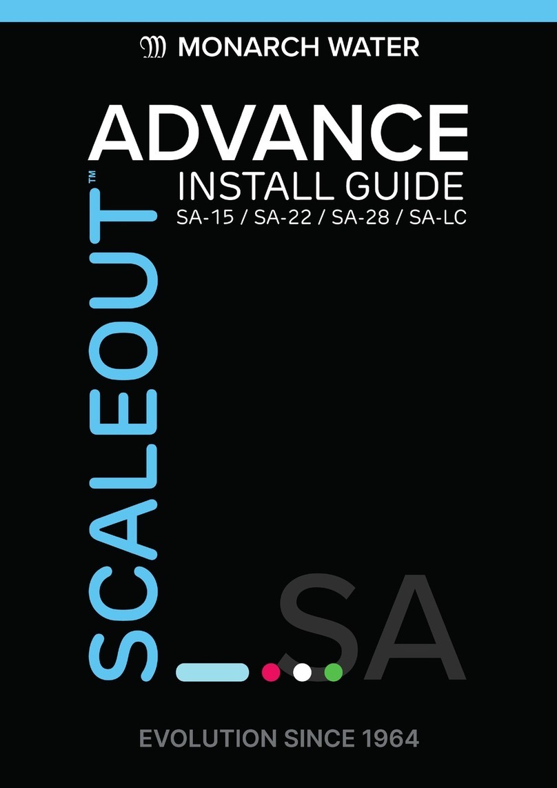 Monarch Water SCALEOUT ADVANCE SA-15 install guide
