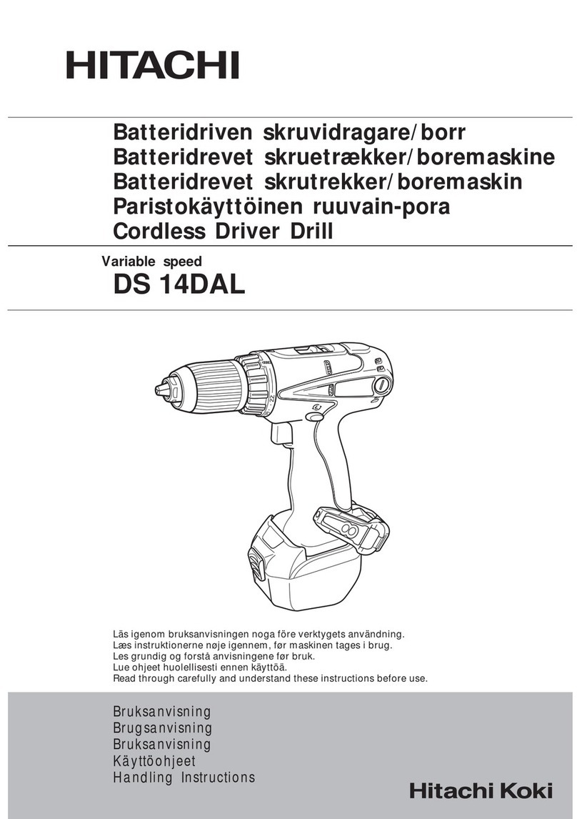 Hitachi DS 14DAL User manual
