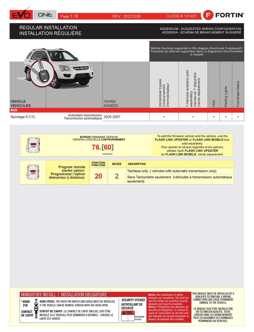 Fortin EVO ONE installation guide