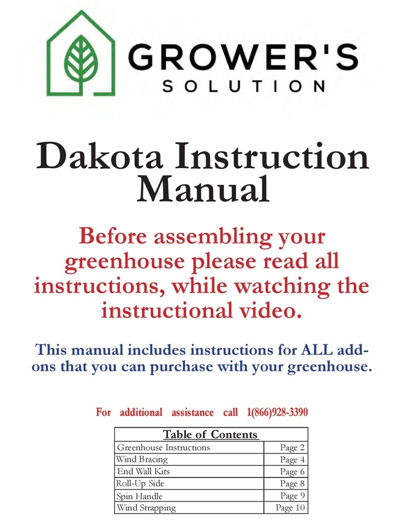 Growers SOLUTION DAKOTA instruction manual