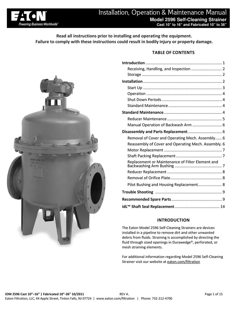 Eaton 2596 Installation, operation & maintenance manual