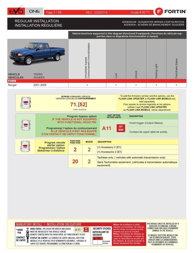 Fortin EVO ONE installation guide