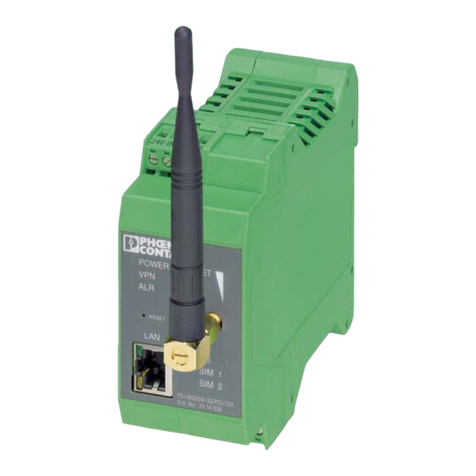 Phoenix Contact PSI-MODEM-3G/ROUTER User manual Phoenix Contact PSI-MODEM-3G/ROUTER User manual