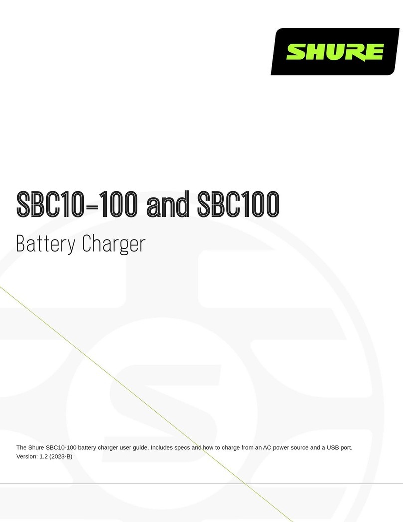 Shure SBC10-100 User manual