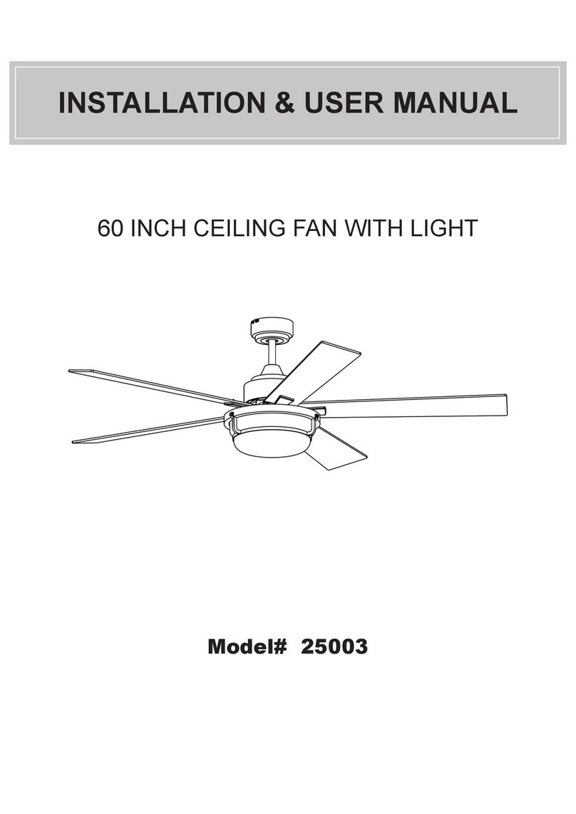 Monte Carlo Fan Company 25003 Installation & user manual