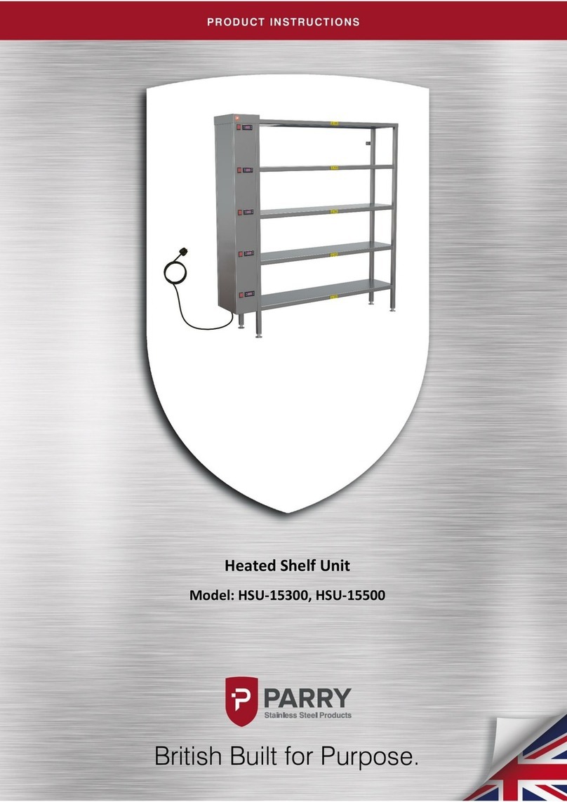 PARRY HSU-15300 Instruction sheet