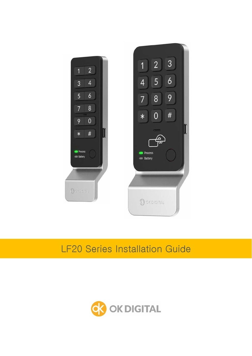 OK DIGITAL LF20 Series installation guide
