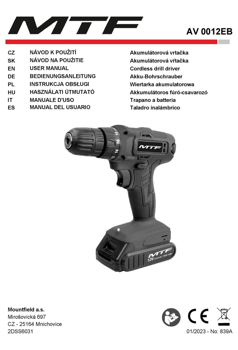 MTF AV 0012EB User manual