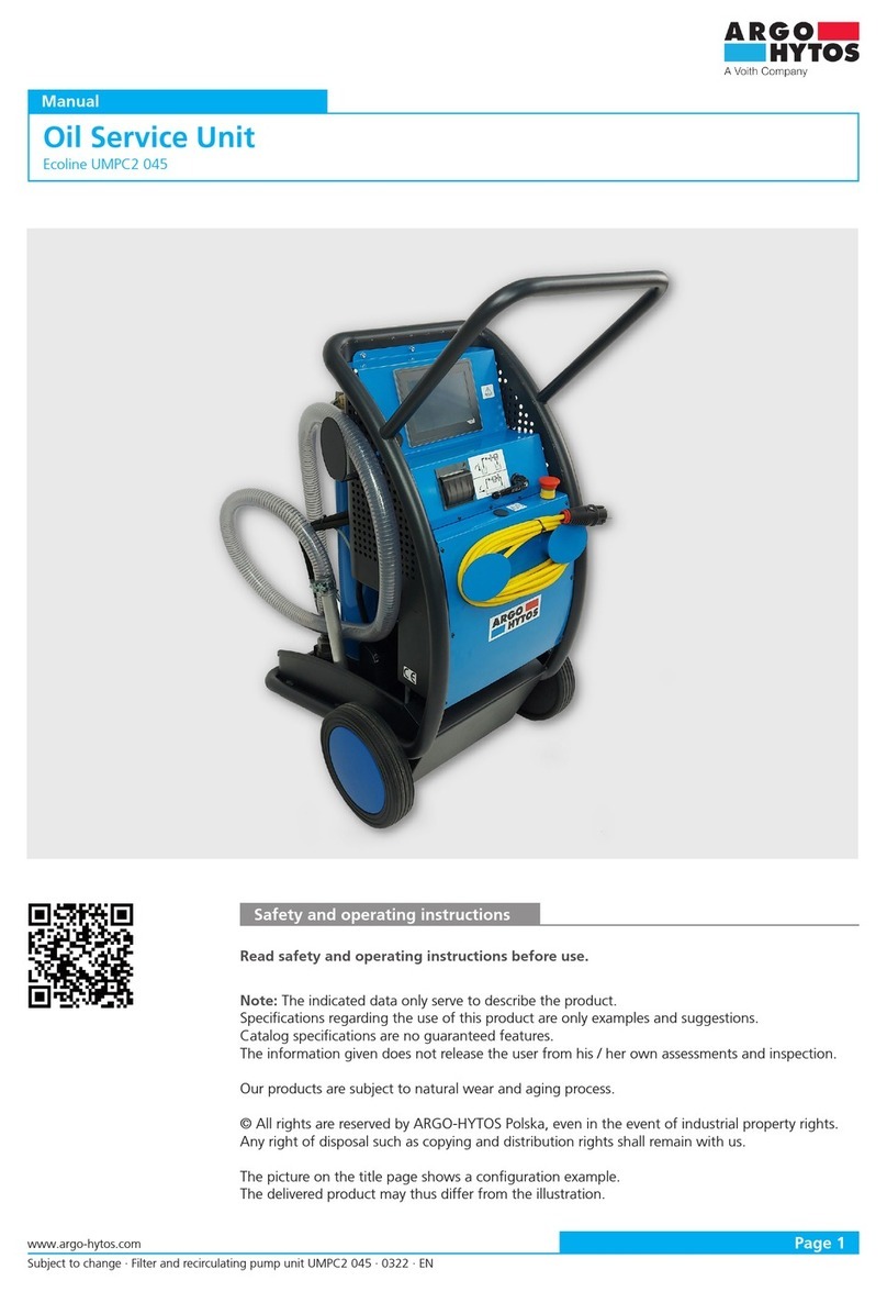 Voith ARGO HYTOS Ecoline UMPC2 045 manual