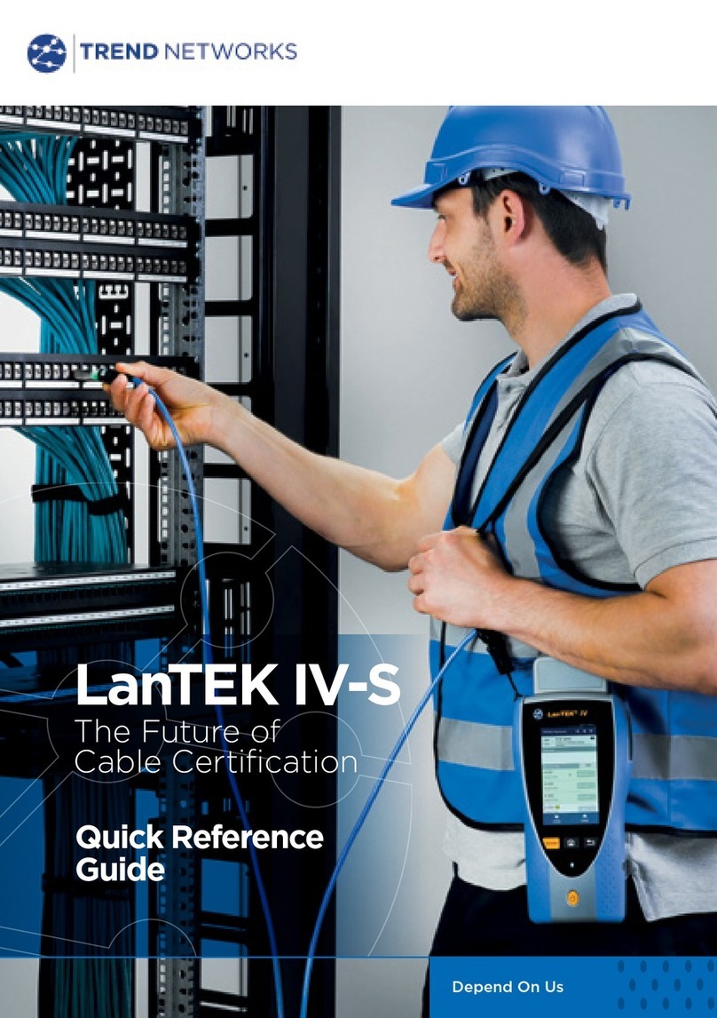 TREND NETWORKS LanTEK IV-S User manual
