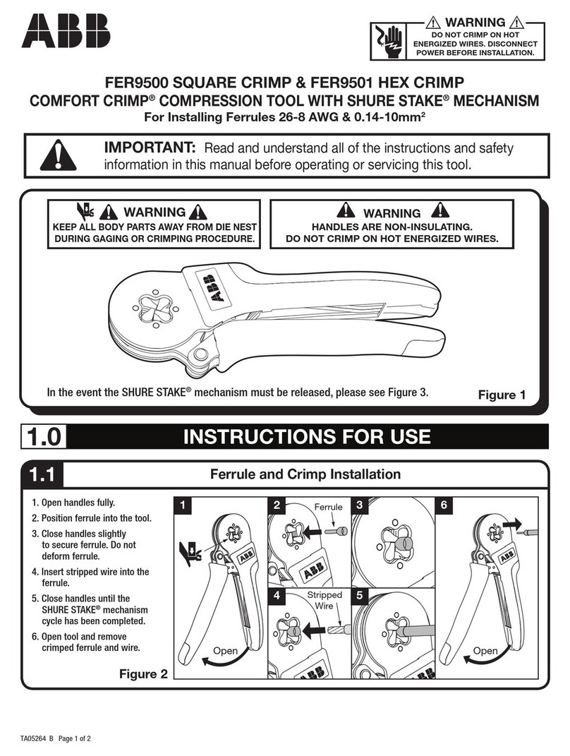 ABB FER9500 User manual