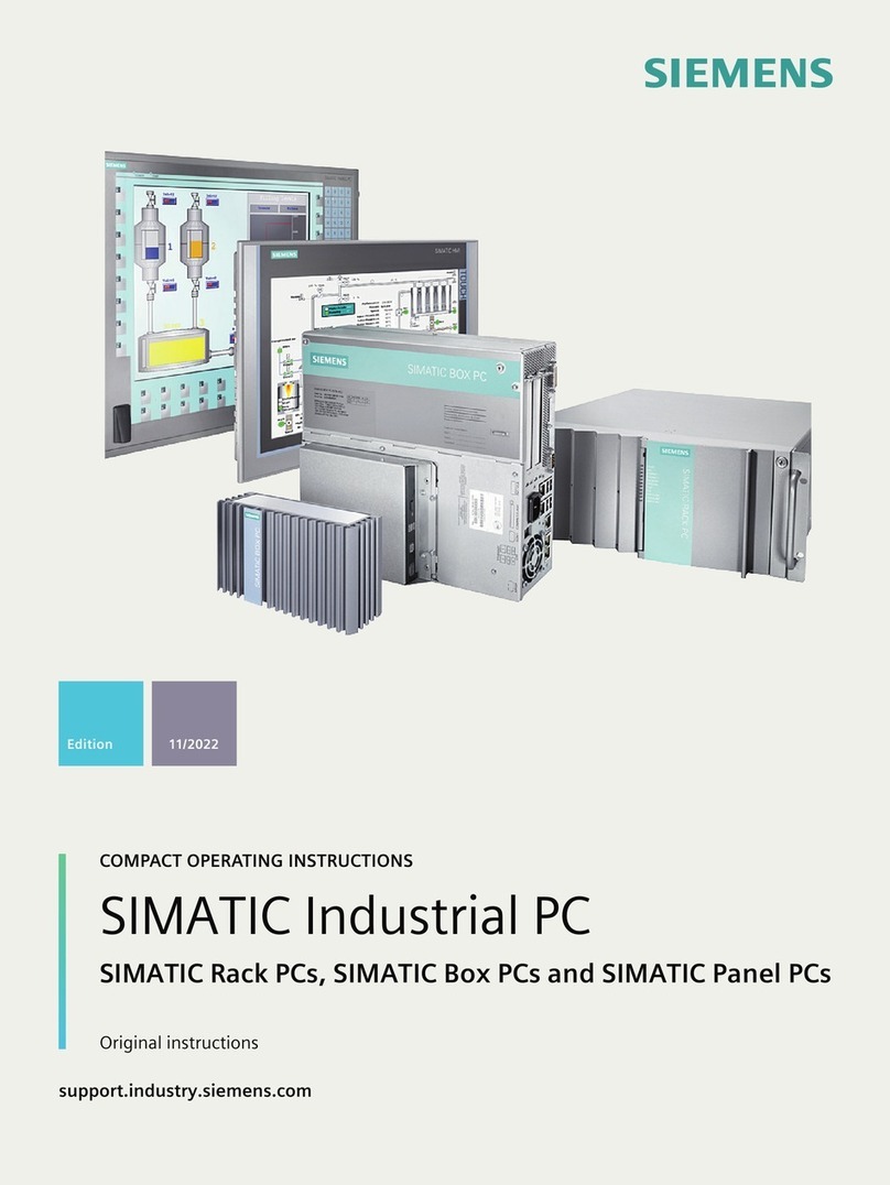 Siemens SIMATIC Rack PCs Compact operating instructions