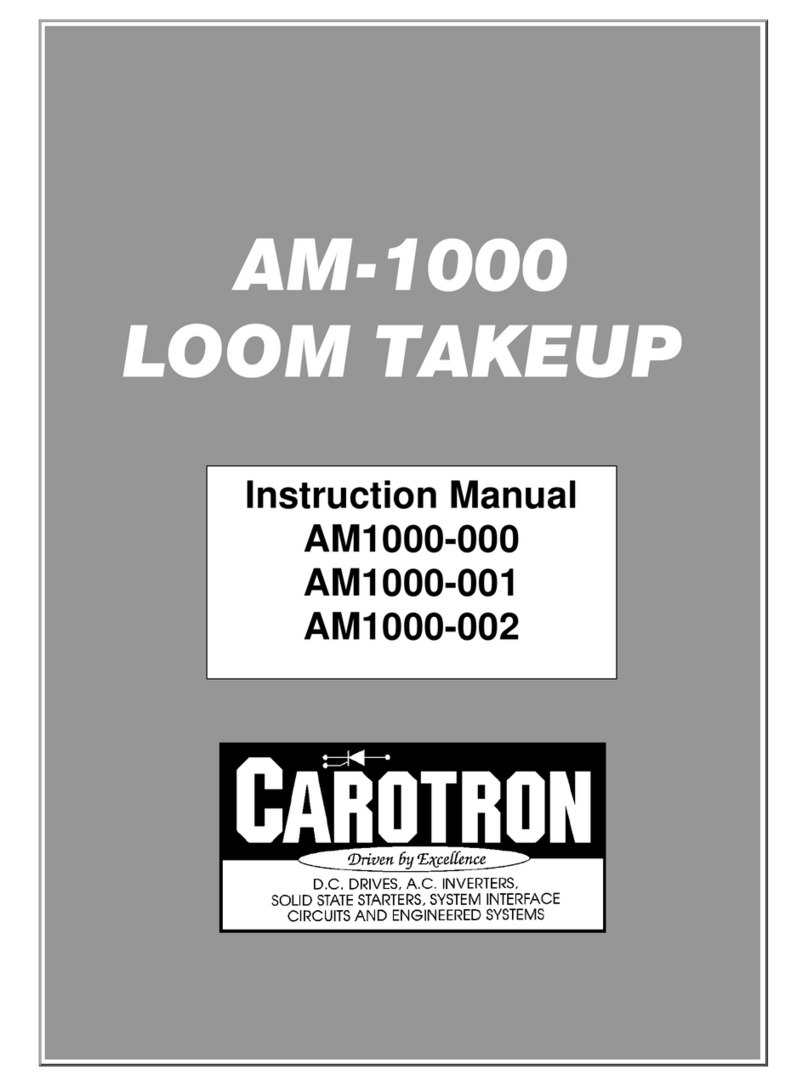 Carotron AM-1000 instruction manual